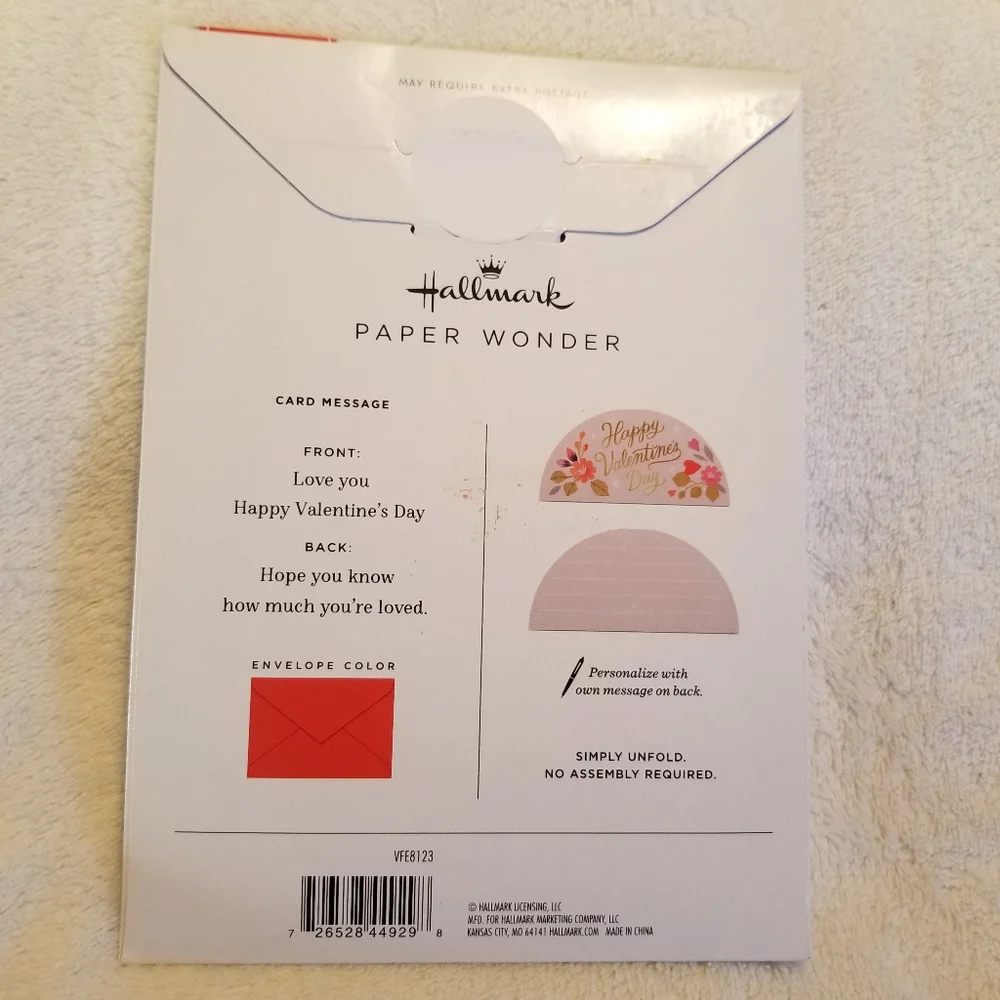 Hallmark Valentine's Day Card Assortment 11 New Cards 1 Paper Wonder Pop Up Card
